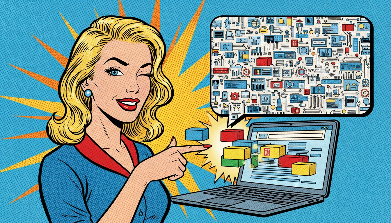 Winky blonde builds schema markup on her site, unlocking Apple AI search superpowers for businesses.